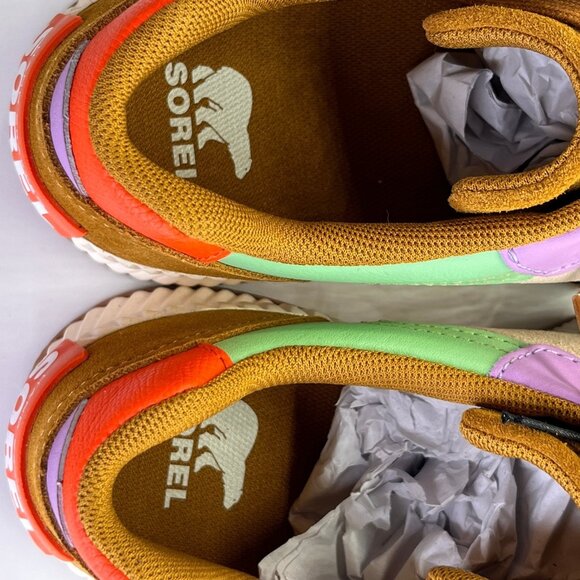 Sorel Ona BLVD Classic Size 7.5 Waterproof Multicolor Leather Suede Sneakers - Picture 10 of 15